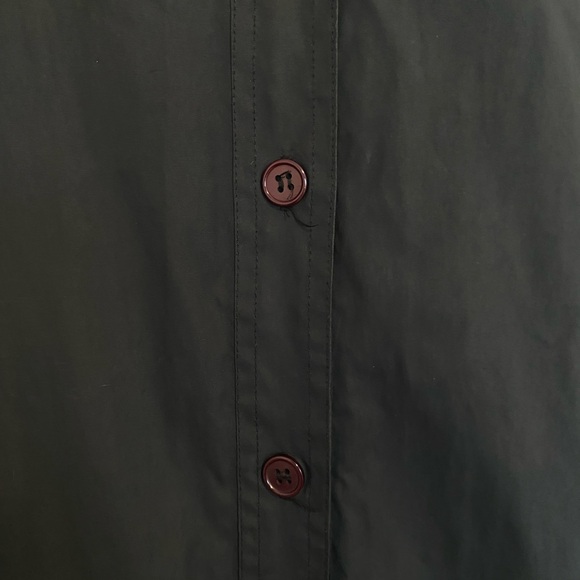 Vtg Ports International Long Maxi Button Dress Trench‎ Coat Rain Jacket Size XL - Picture 2 of 9